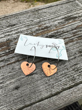 Load image into Gallery viewer, Dangling Lucky Penny Earrings