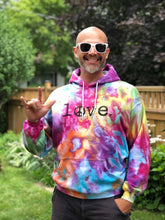 Load image into Gallery viewer, "Ice Dyed Tie Dye" Hoodie (Made to Order)