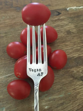 Load image into Gallery viewer, "Vegan AF" Vintage fork