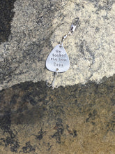 Load image into Gallery viewer, "We Hooked the Best Papa" Fishing Lure Keytag