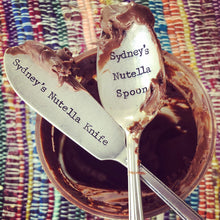 Load image into Gallery viewer, Personalized Nutella Spoon/Knife Set