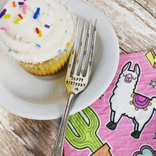 Load image into Gallery viewer, "Happy Birthday" Fork