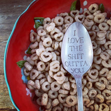 Load image into Gallery viewer, Cursing Cultery - "I love the shit outta you”