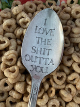 Load image into Gallery viewer, Cursing Cultery - "I love the shit outta you”