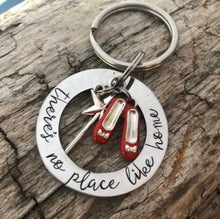 Load image into Gallery viewer, &quot;There&#39;s No Place Like Home&quot; Keytag
