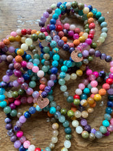 Load image into Gallery viewer, Lucky Penny Rainbow Gemstone Bracelet