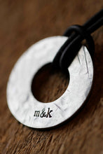 Load image into Gallery viewer, Circle of Love - Personalized Hand Stamped Necklace