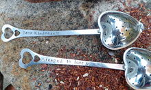 Load image into Gallery viewer, Hand Stamped Tea Infuser