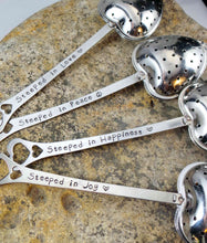 Load image into Gallery viewer, Hand Stamped Tea Infuser