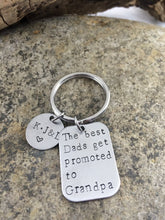 Load image into Gallery viewer, "Promoted to Grandpa" Keytag