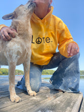 Load image into Gallery viewer, Golden hour L☮︎VE hoodie