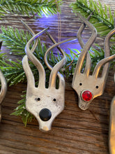 Load image into Gallery viewer, "Fork reindeer" - Christmas tree Decoration ornament