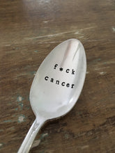 Load image into Gallery viewer, Cursing Cutlery - &quot;F*ck Cancer&quot;
