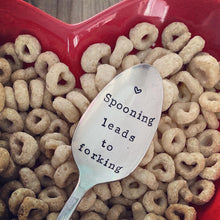 Load image into Gallery viewer, Cursing Cutlery - &quot;Spooning Leads to Forking&quot;
