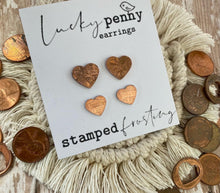 Load image into Gallery viewer, Lucky Penny Earrings
