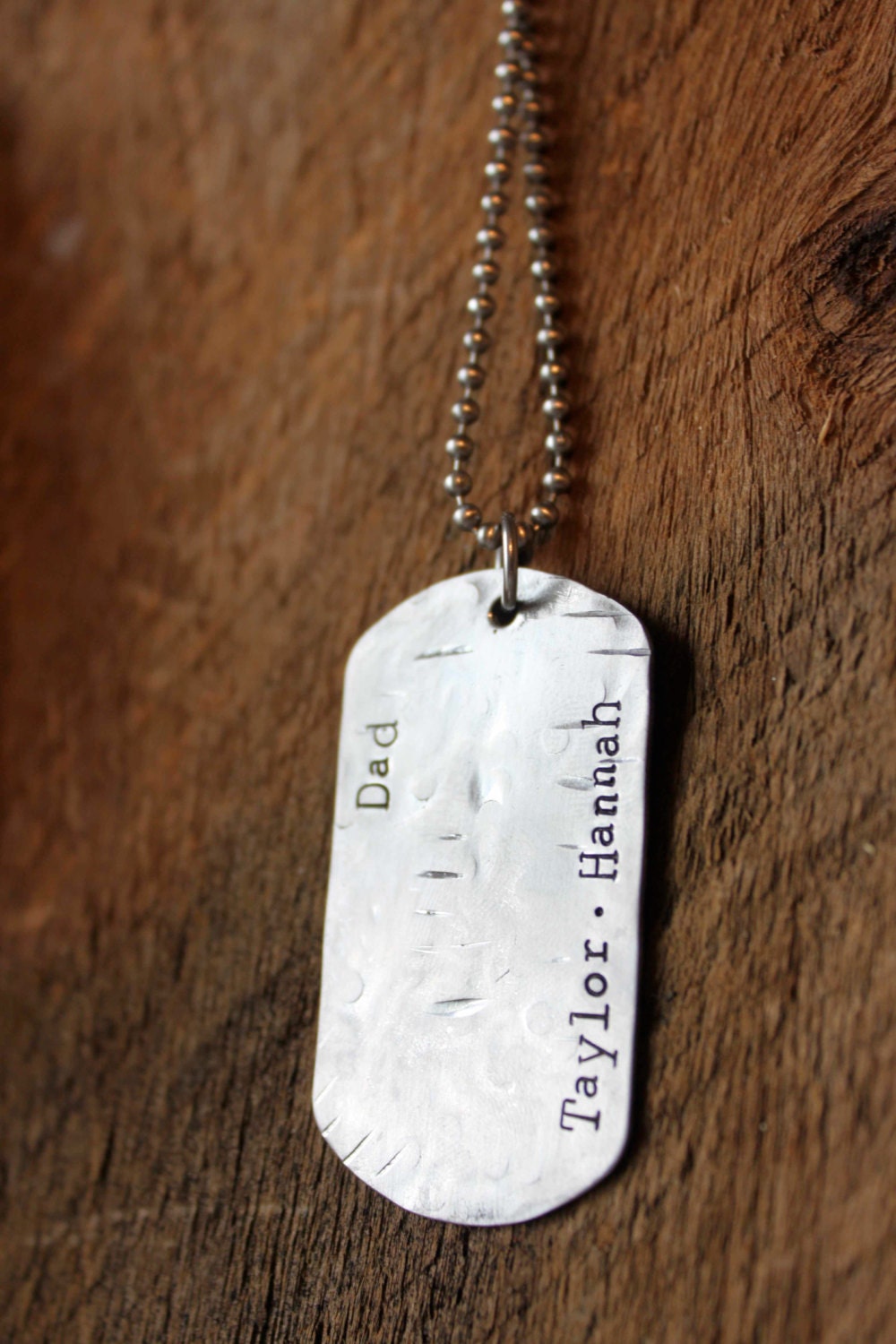 Personalized Stainless Steel Dog Tag Chain for Him (or her)