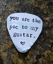Load image into Gallery viewer, &quot;You are the Pic to My Guitar&quot; Keytag
