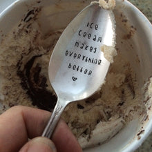 Load image into Gallery viewer, &quot;Ice Cream Makes Everything Better&quot; Spoon

